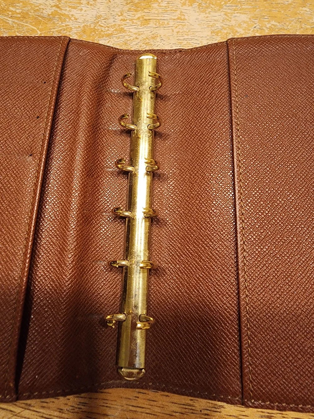Louis Vuitton Monogram Organizer in Brown and Gold-tone PM SIZE